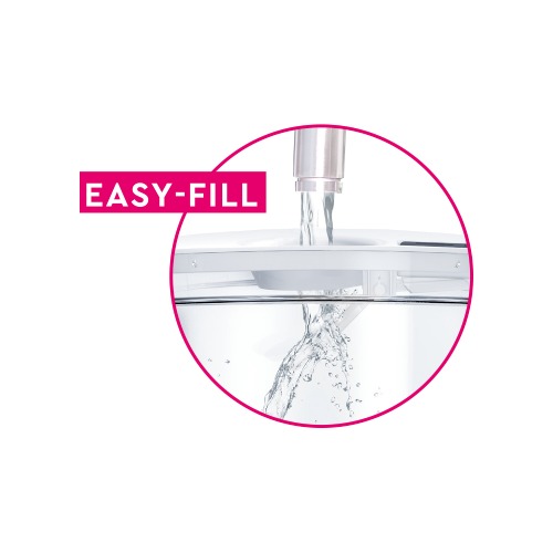 BWT Aqualizer Base-Light bokal za filtriranje vode 2,6 l, bijelo-roze detalj