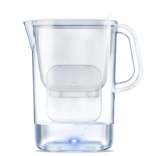 BWT Aqualizer Base-Light bokal za filtriranje vode 2,6 l, bijelo-roze