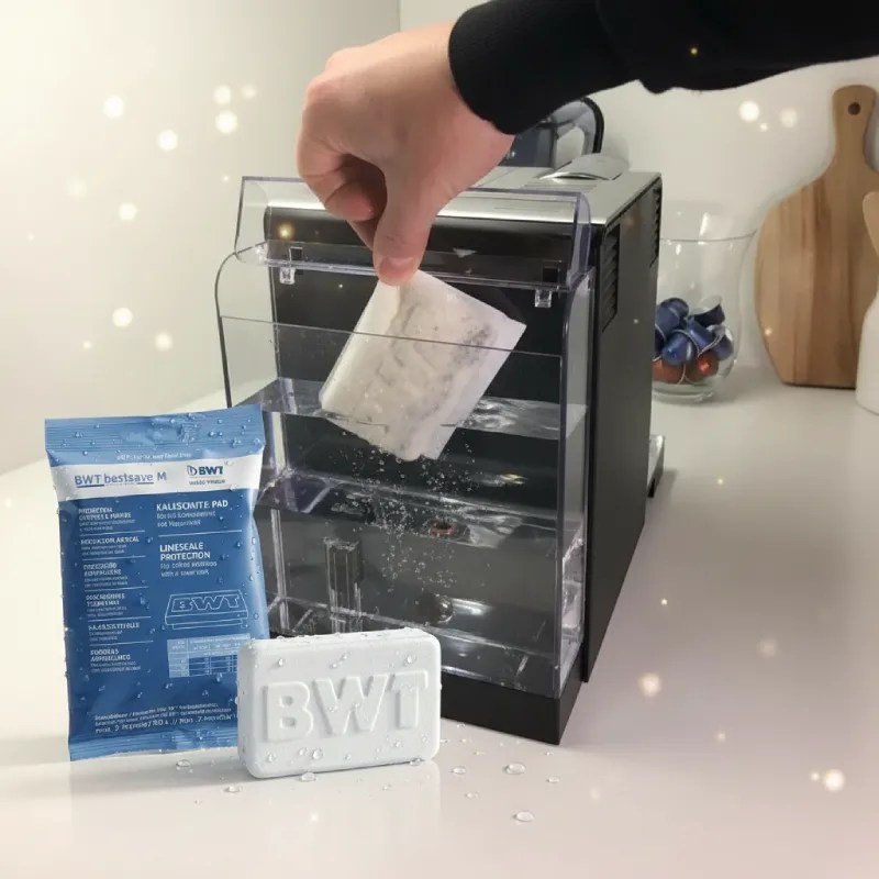 BWT Bestsave M zaštitni jastučić protiv kamenca za kafe aparate detalj