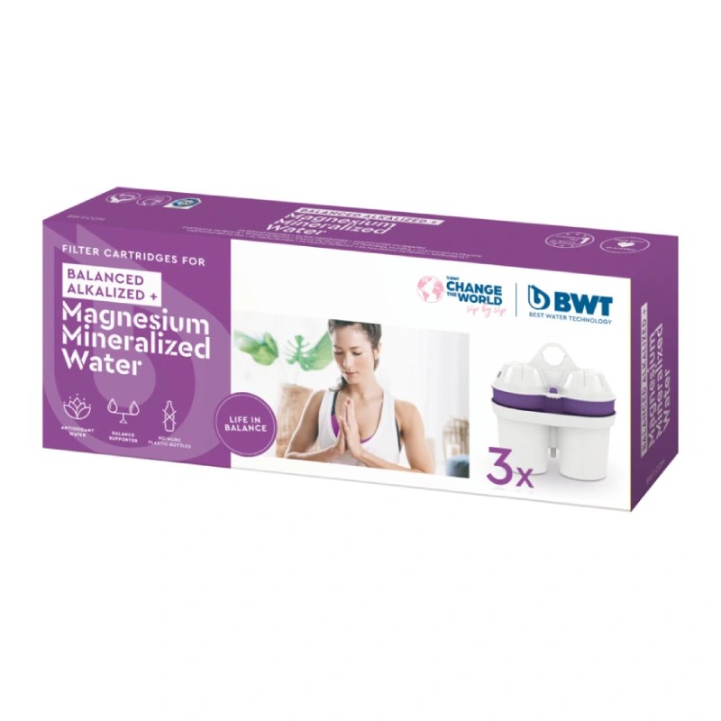 BWT Balanced Alkalized + Magnesium filter za bokal, 3 kom